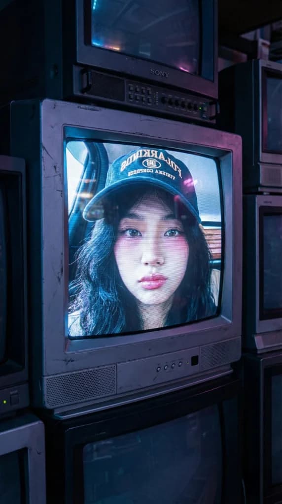 Retro TV Shot