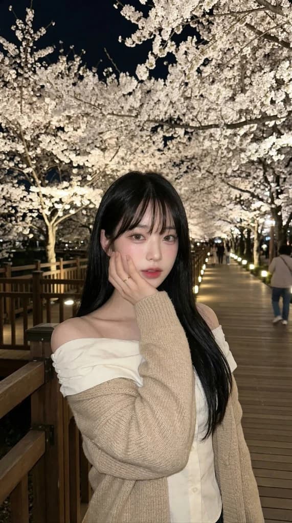 Night Cherry Blossom Walk