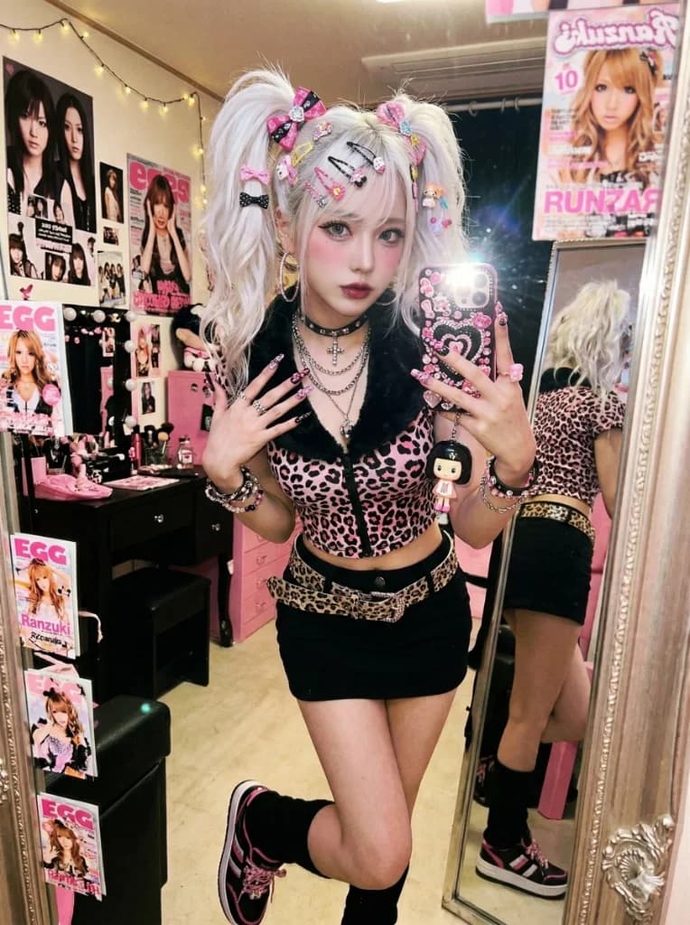 Black & Pink Gyaru