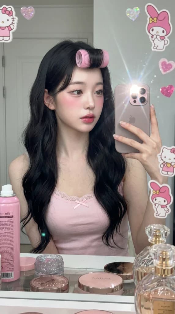 Vanity mirror selfie