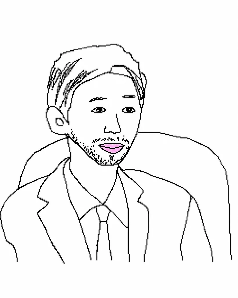 crude drawing style
