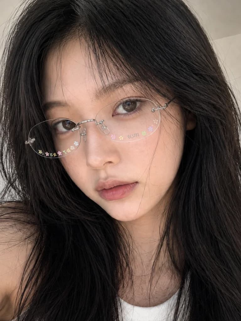 Floral rimless